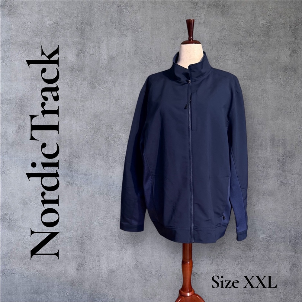Men's Navy Performance Jacket - image 1